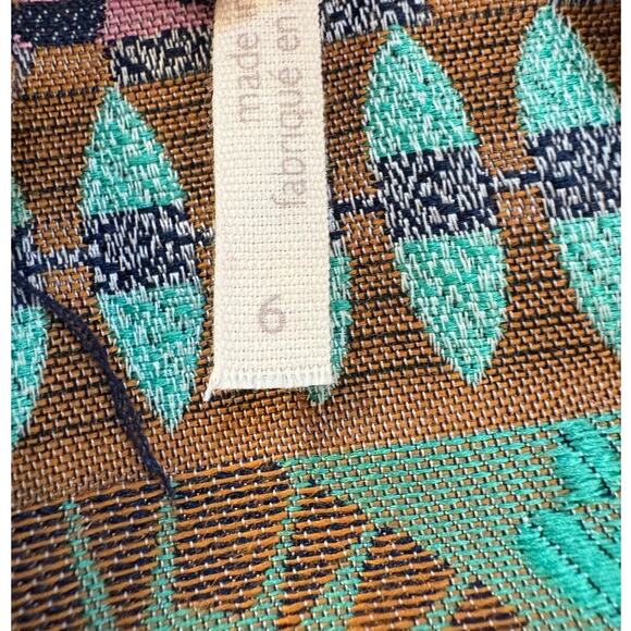 Nomad by Morgan Carper Teal Boho Fit & Flare Casual Skirt Size 6 - Picture 4 of 4